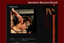 Screenshot http://dajana-elste.de/