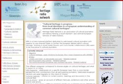 Screenshot http://heritageradio.net