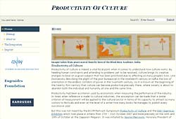 Screenshot http://productivityofculture.org