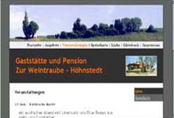 Screenshot www.weintraube-hoehnstedt.de